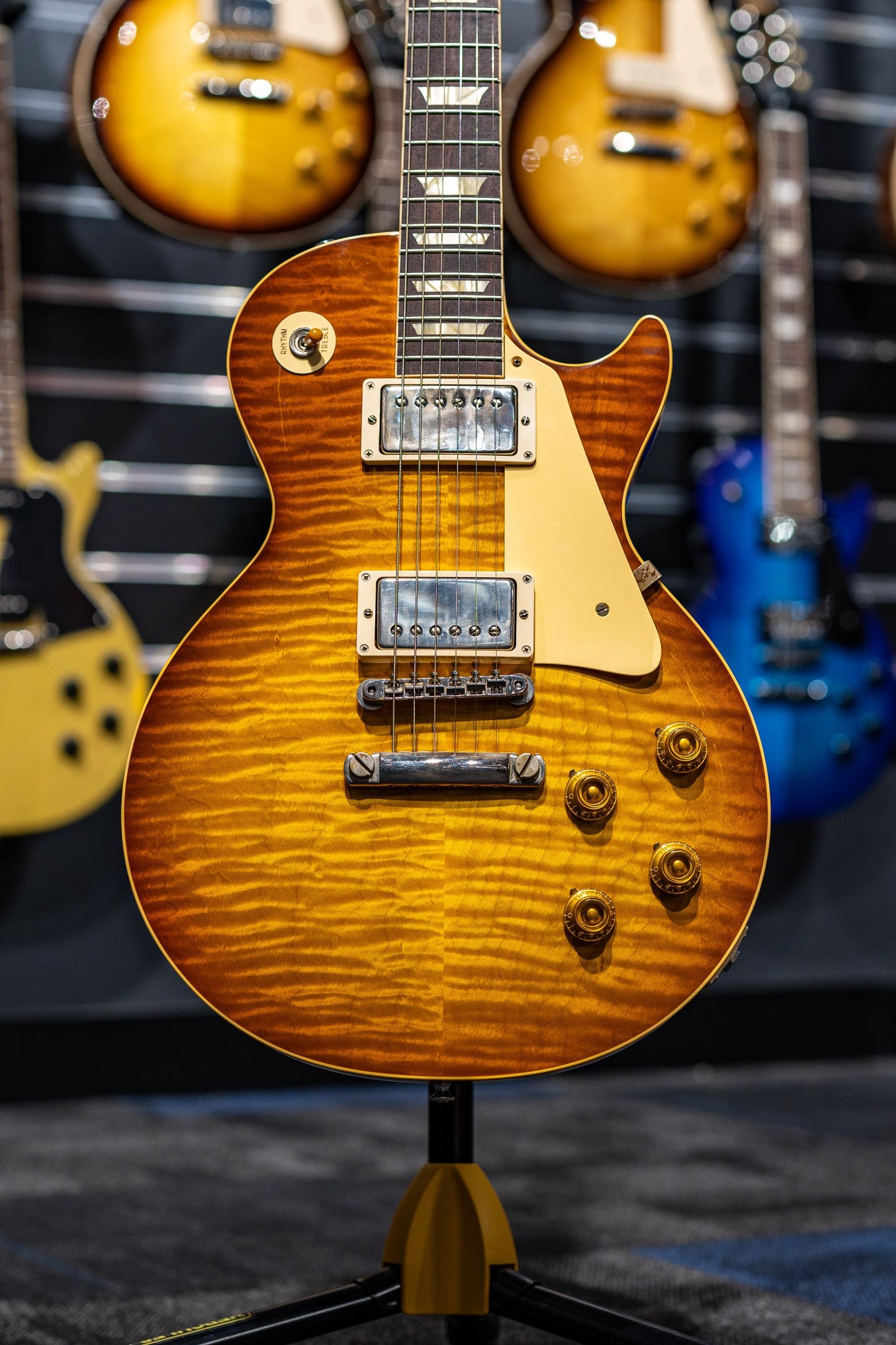 Gibson Custom 1959 Les Paul Standard Reissue, VOS in Iced Tea Burst | Hand Selected Top