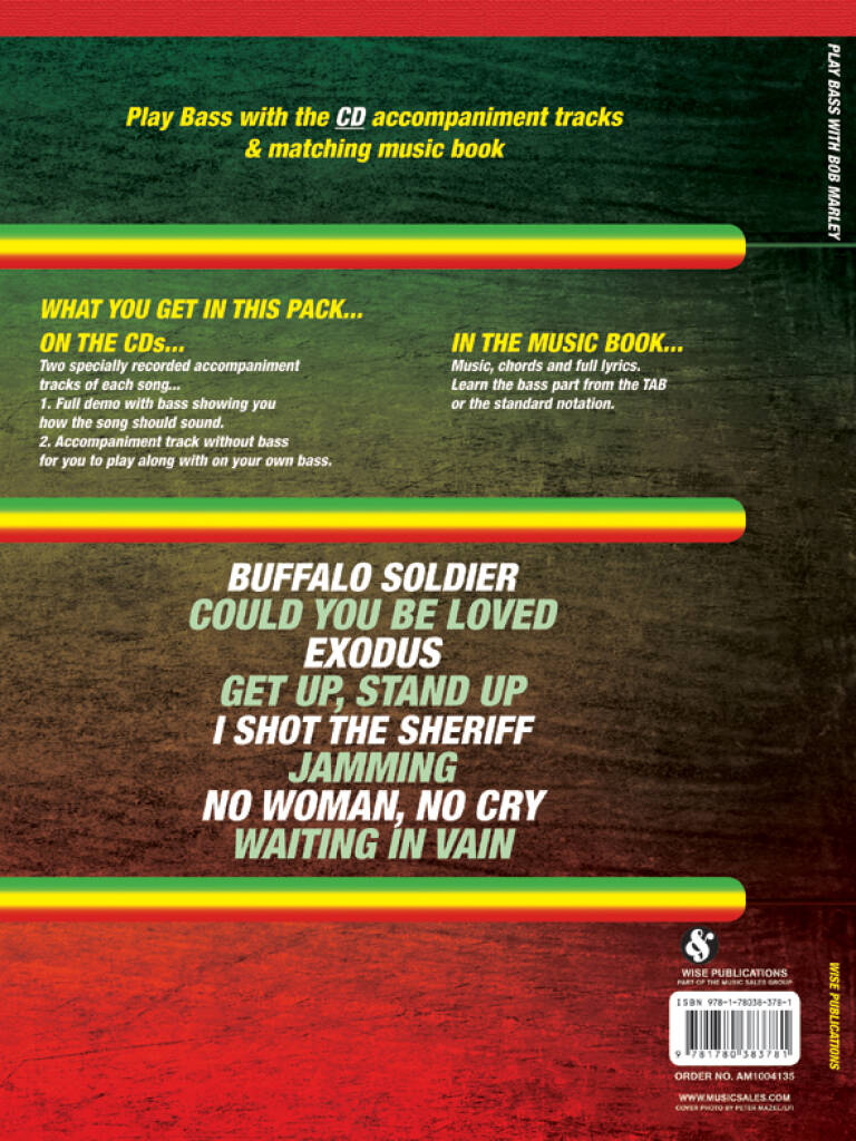 Play Bass With Bob Marley BK/CD