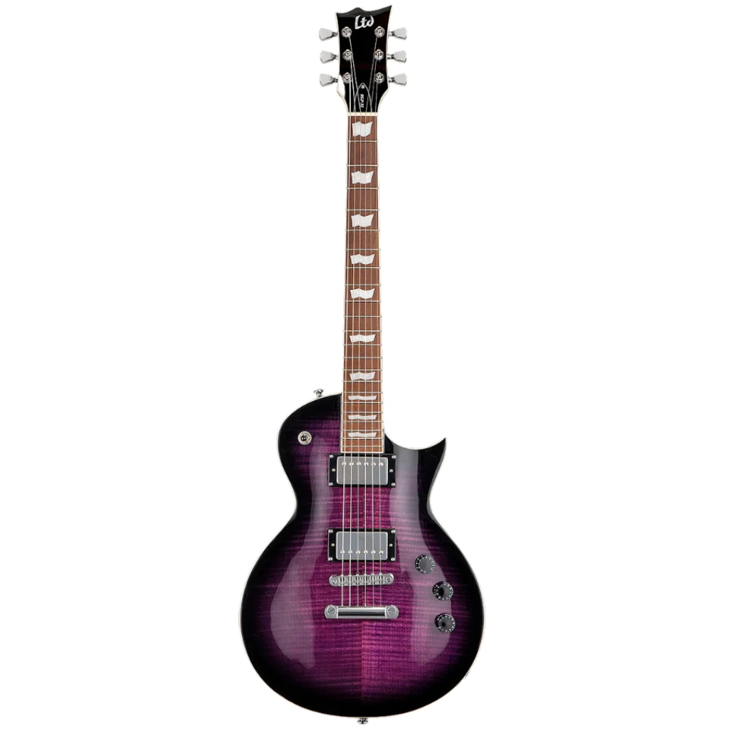 ESP LTD EC 256 Electric Guitar in See Thru Purple Sunburst