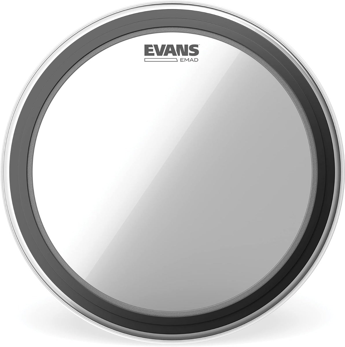 Evans EMAD 16" Clear Tom Hoop Bass Drum Head