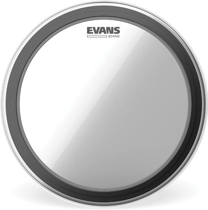 Evans EMAD 16" Clear Tom Hoop Bass Drum Head