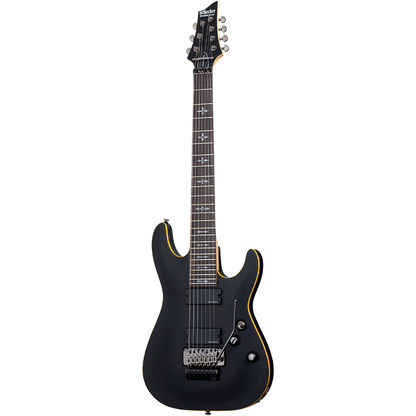 Schecter Demon-7 FR 7 String Electric Guitar in Satin Black