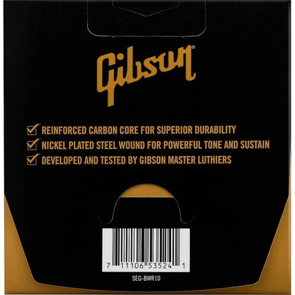 Gibson Brite Wire Reinforced Electric Guitar Strings Light 10-46 Gauge