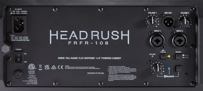 HeadRush FRFR-108 MKII Full-Range Flat-Response Cabinet for Guitarists and Bassists w/Bluetooth