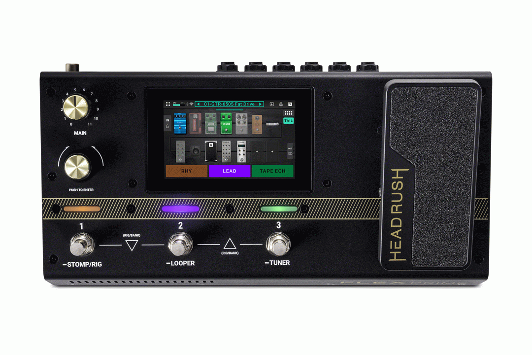 HeadRush Flex Prime | Compact Guitar and Bass Amp Modeler and Multi-Effects Processor