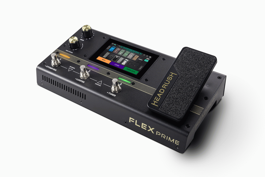 HeadRush Flex Prime | Compact Guitar and Bass Amp Modeler and Multi-Effects Processor
