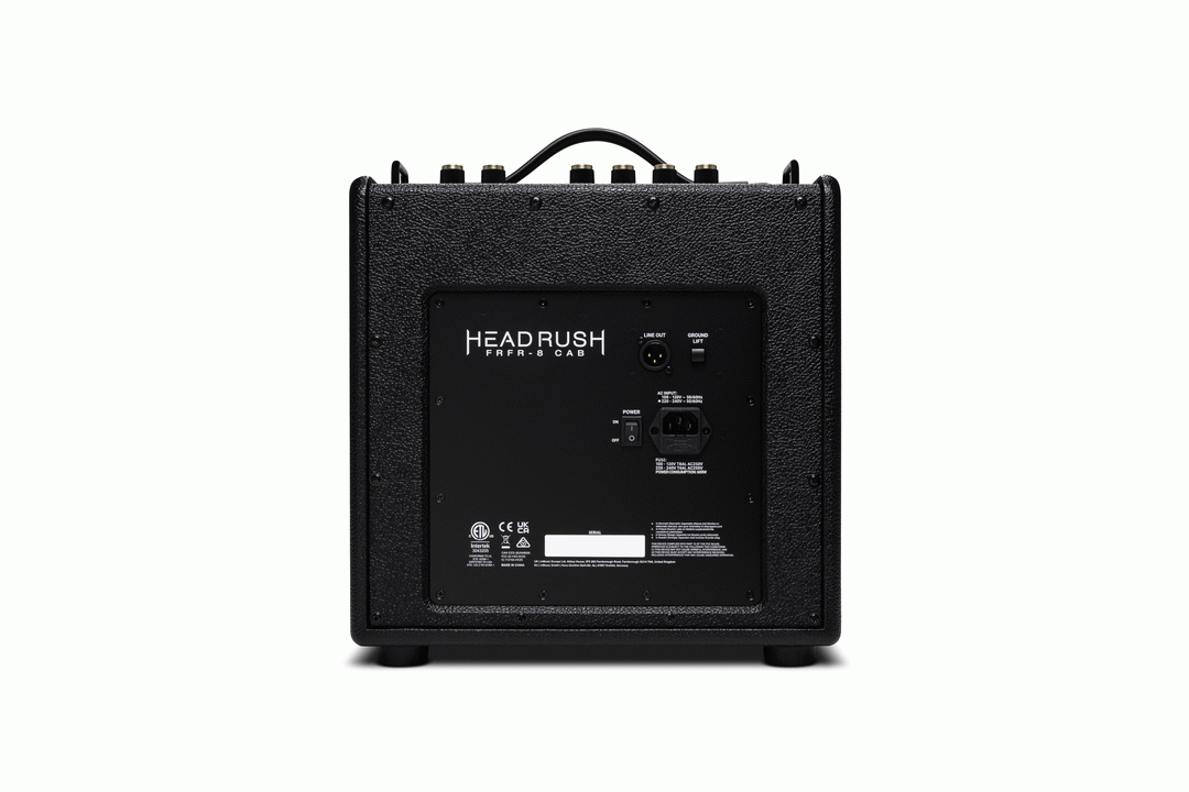 HeadRush FRFR-8 CAB - Full-Range Flat-Response Cabinet for Guitarists and Bassists