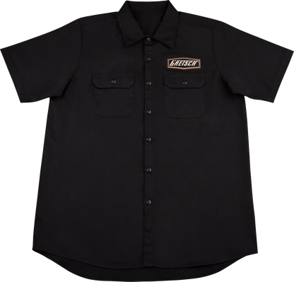 Gretsch Biker Work M Size Shirt in Black