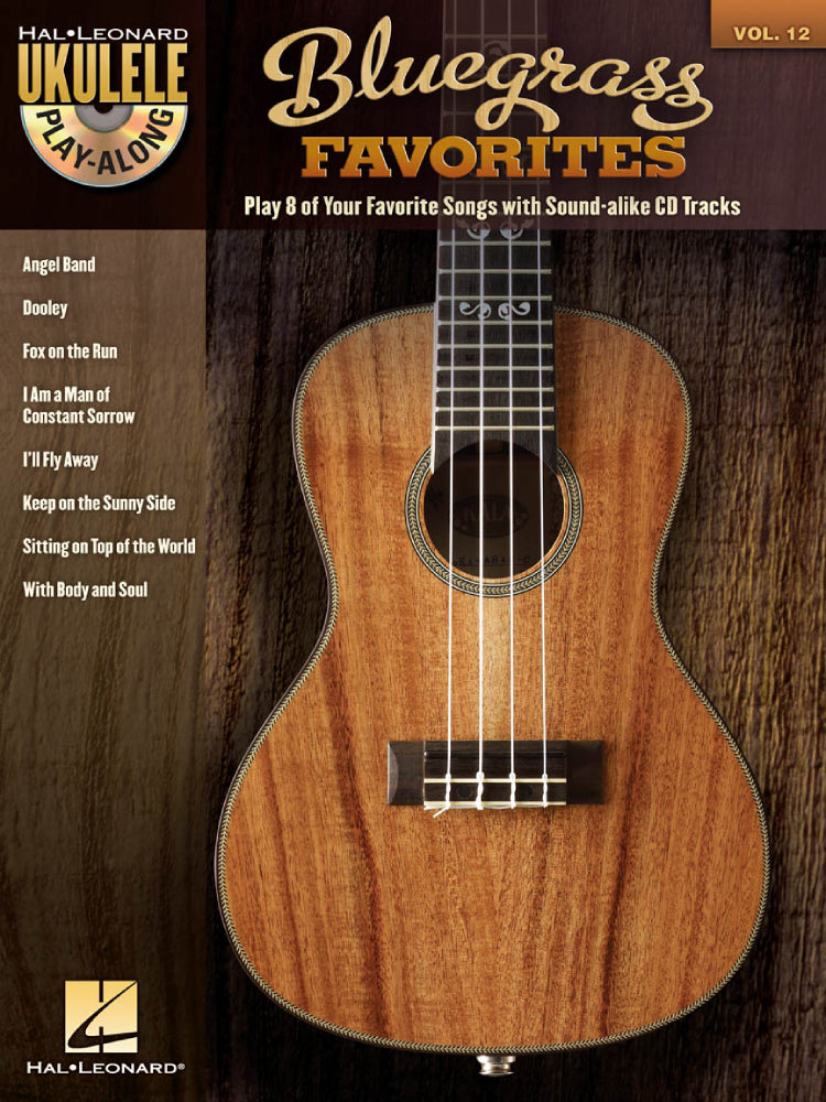 Bluegrass Favorites Ukulele Play Along Volume 12 Bk/Cd