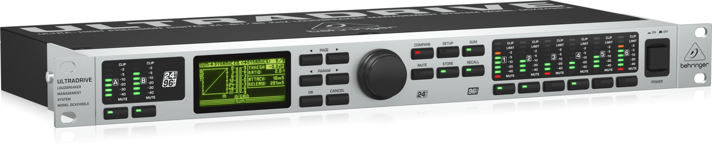 Behringer Ultradrive DCX2496LE Loudspeaker Processor