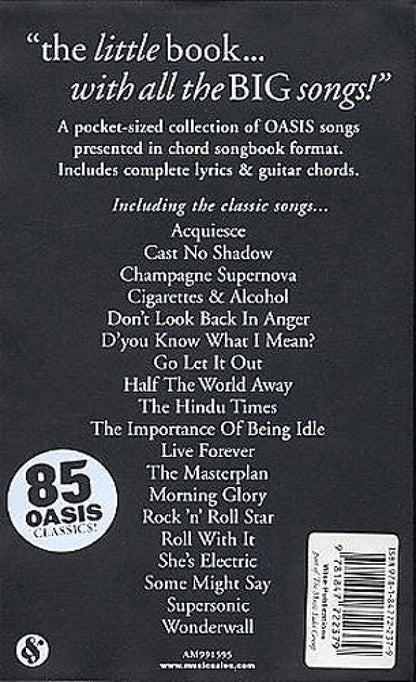 The Little Black Song Book Of Oasis