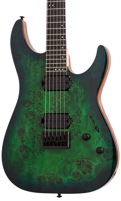 Schecter C 6 Pro in Aqua Burst