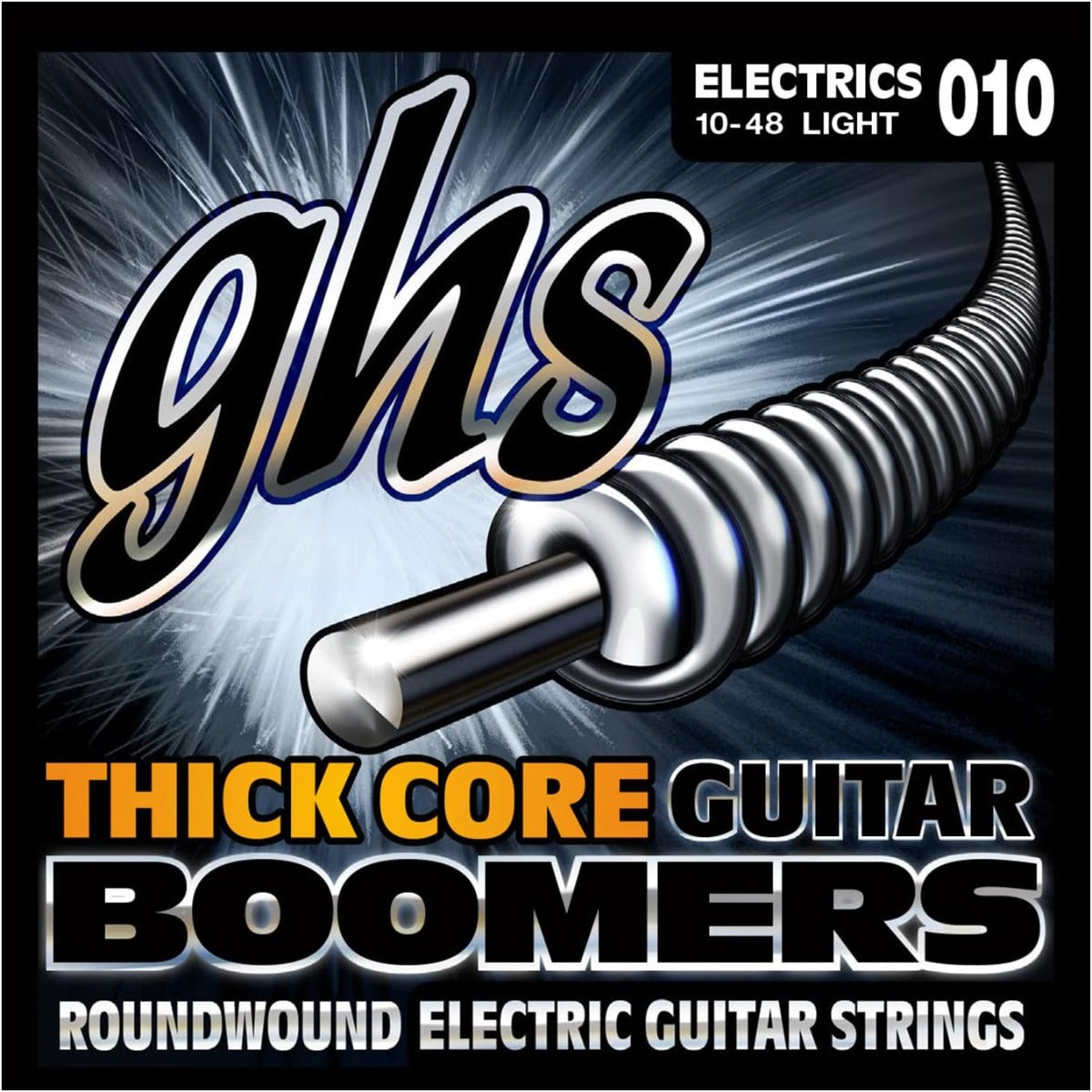 GHS HC GBL Thick Core Boomers Electric Guitar Strings Light 10-48 Gauge