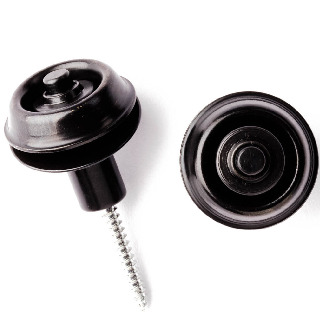 Jim Dunlop Flush Mount Strap Lock in Black Oxide