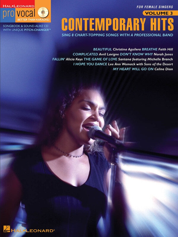 Contemporary Hits Pro Vocal Womens Volume 3 BK/CD