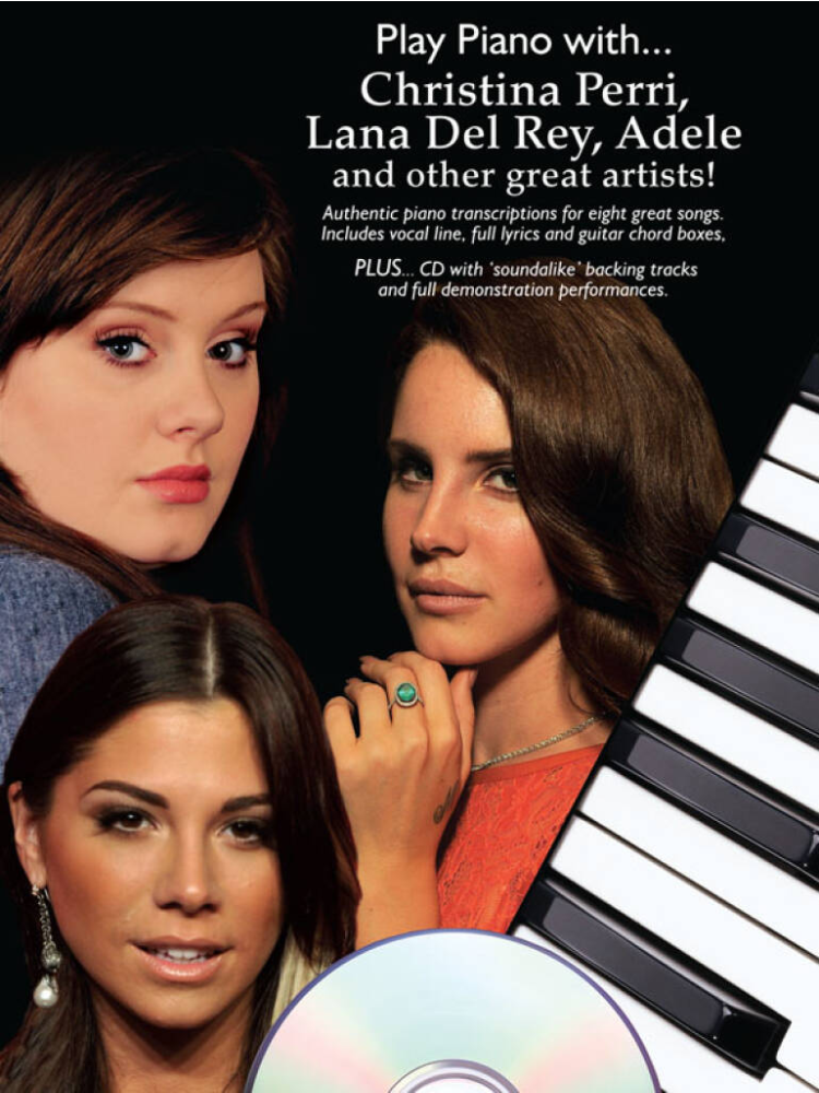 Play Piano With Christina Perri Lana Del Ray Adele BK/CD