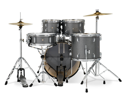 PDP Center Stage 20" 5 Piece Drum Kit in Silver Sparkle
