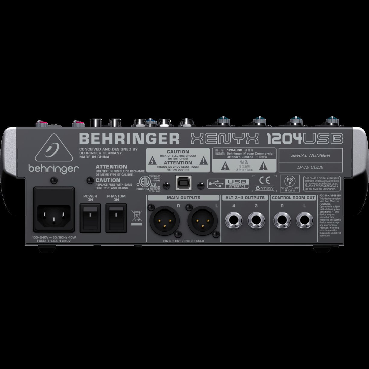 Behringer XENYX 1204USB Mixer
