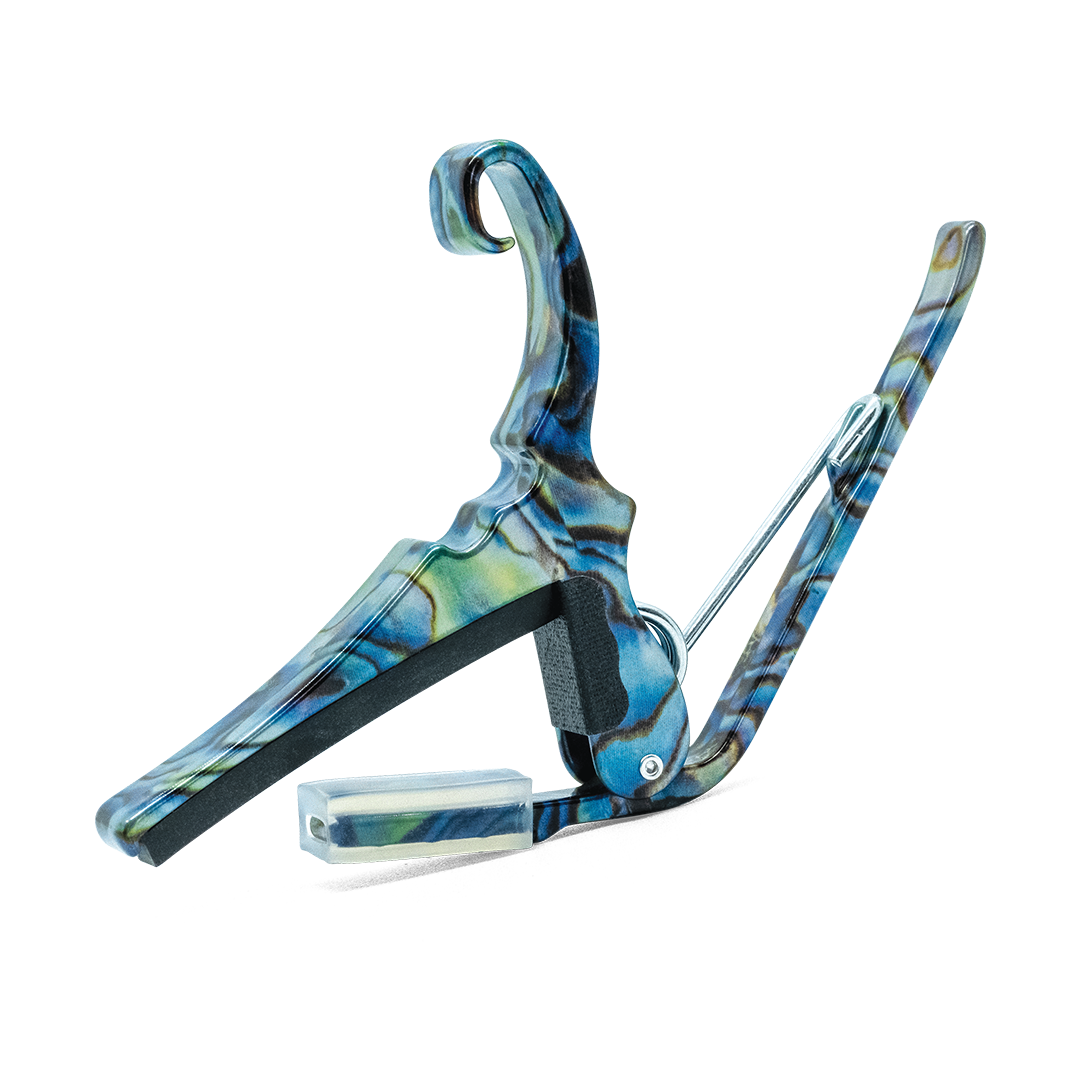 Kyser Quick Change Acoustic Guitar Capo in Abalone