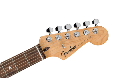 Fender Standard Stratocaster, Laurel Fingerboard in White Pickguard in 3-Color Sunburst