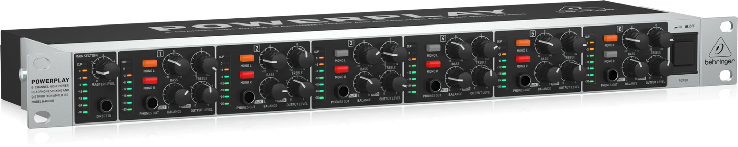 Behringer Powerplay HA6000 Headphone Distribution Amp