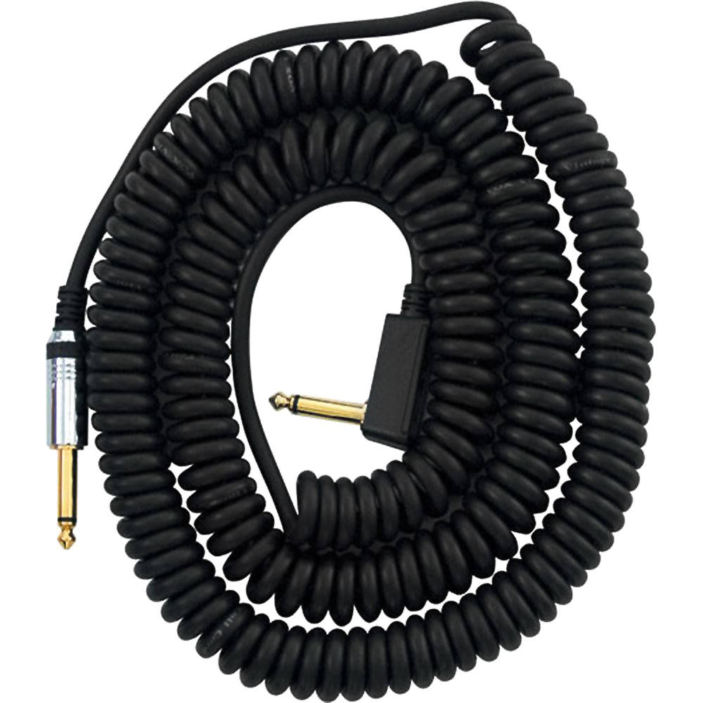 VOX VCC 9m Vintage Coiled Guitar Cable in Black