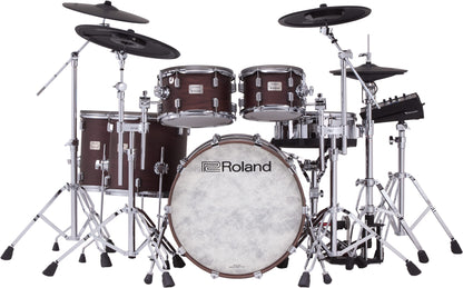 Roland VAD716 V-Drums Acoustic Design Kit in Satin Walnut