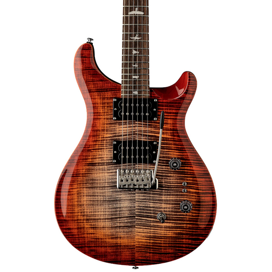 PRS SE Custom 24-08 Electric Guitar in Charcoal Cherry Burst