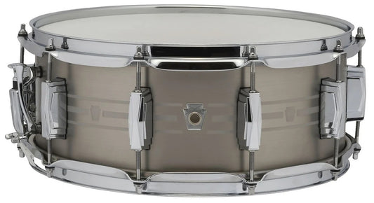 Ludwig Heirloom Laser Etched 5.5"X14" Stainless Steel Snare Drum