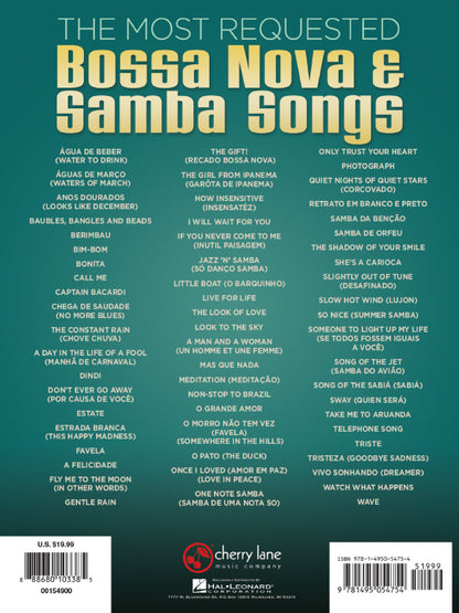 The Most Requested Bossa Nova & Samba Songs PVG