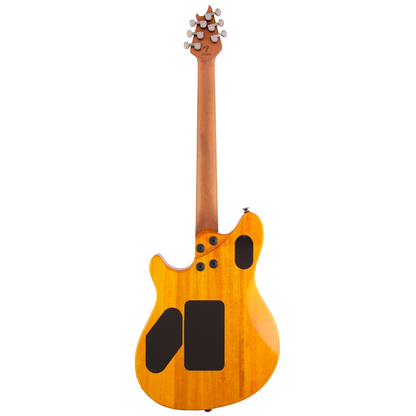 EVH Wolfgang WG Standard QM Electric Guitar in Transparent Amber