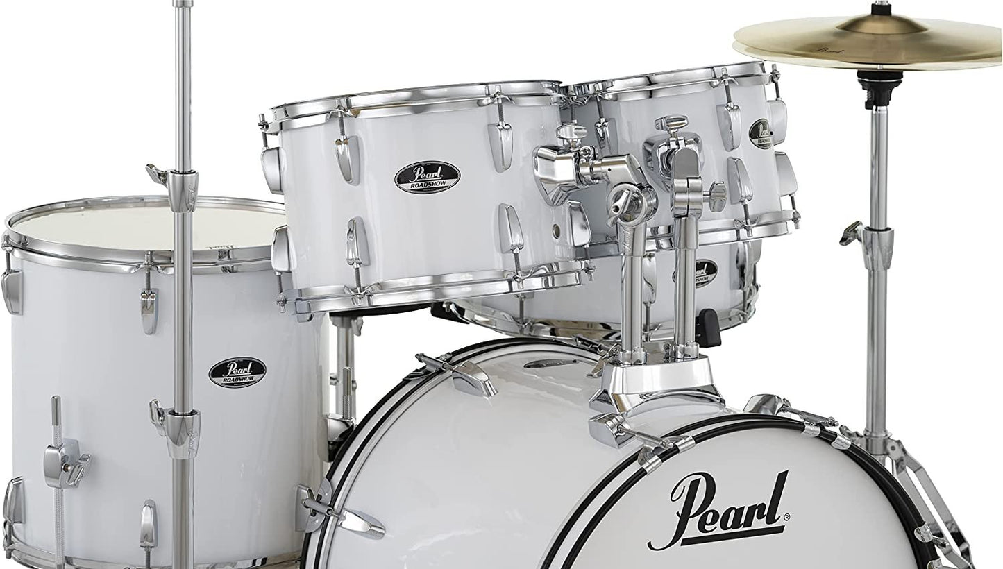 Pearl Roadshow 22” Fusion Drum Kit In Pure White | EX-DEMO