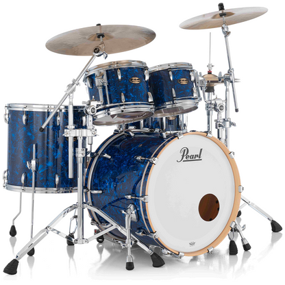 Pearl Masters Maple Gum 4-Piece Shell Pack in Blue Abalone