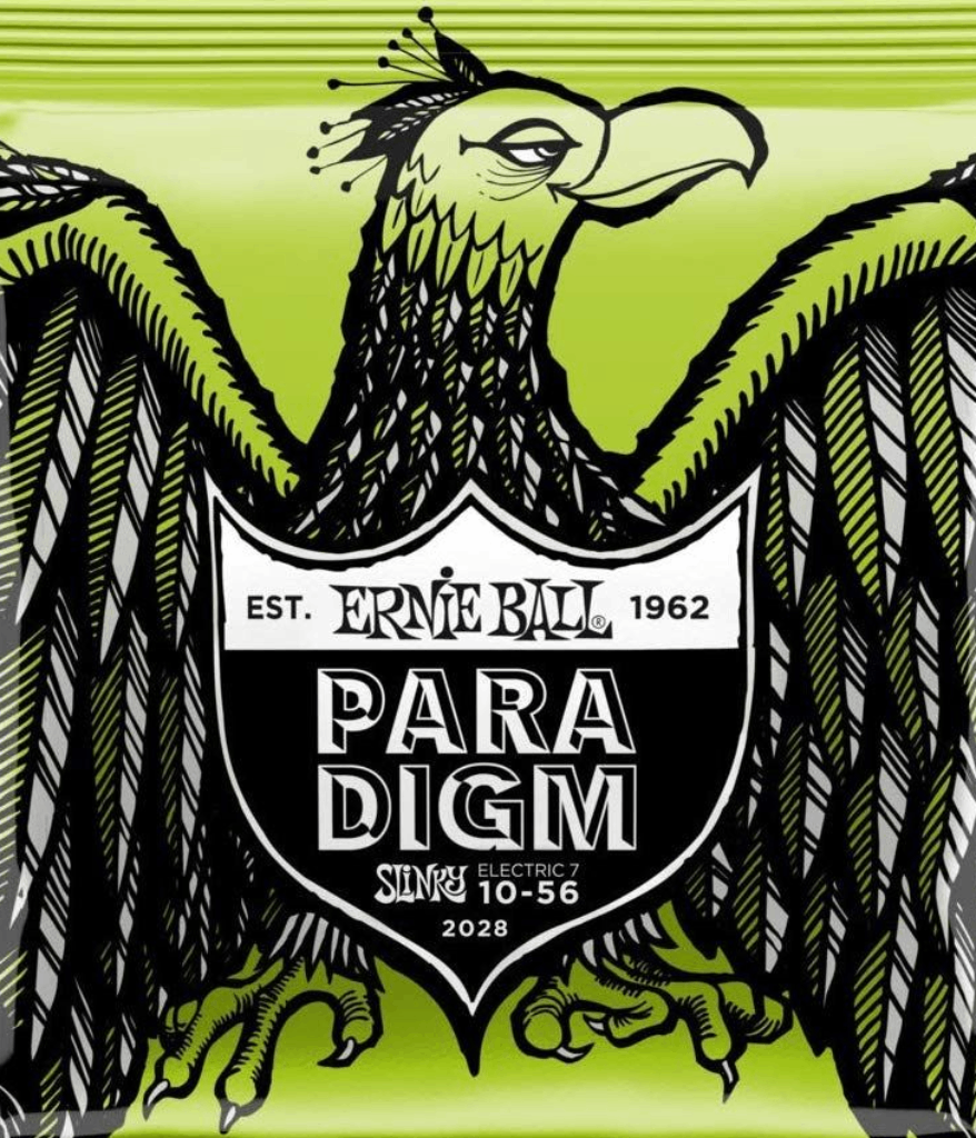 Ernie Ball Regular Slinky Paradigm 7 String Electric Guitar Strings 10-56 Gauge