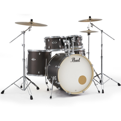 Pearl Export Plus 5-Piece Fusion Plus Drum Kit with Cymbal Pack in Brushed Bronze
