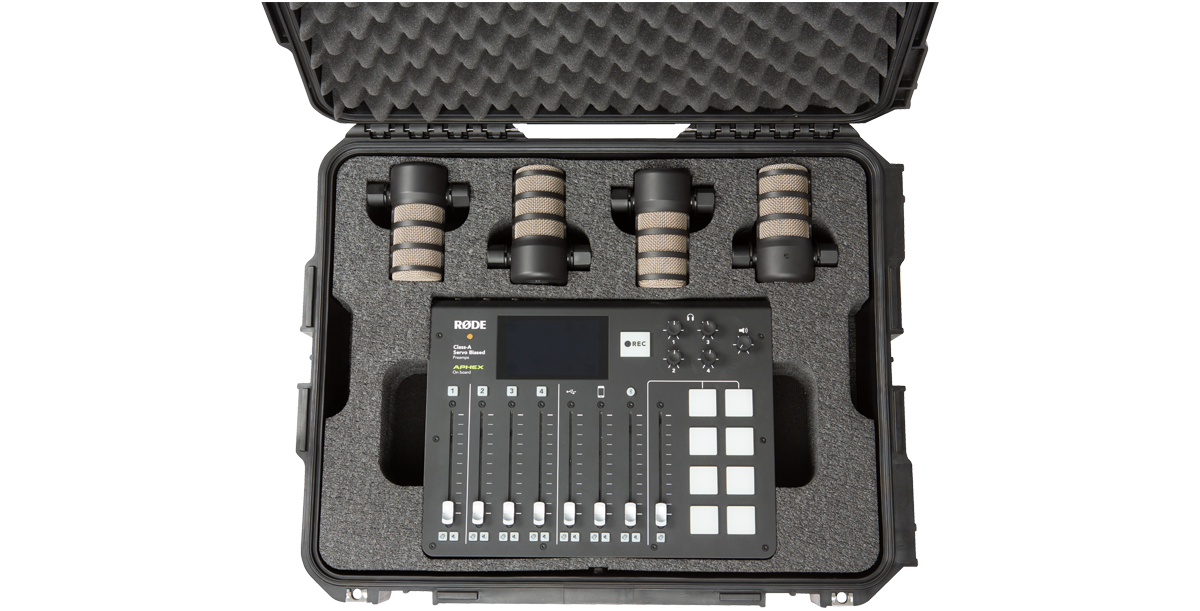 SKB iSeries 221710 RODECaster Pro Podcast Mixer Ultimate Case