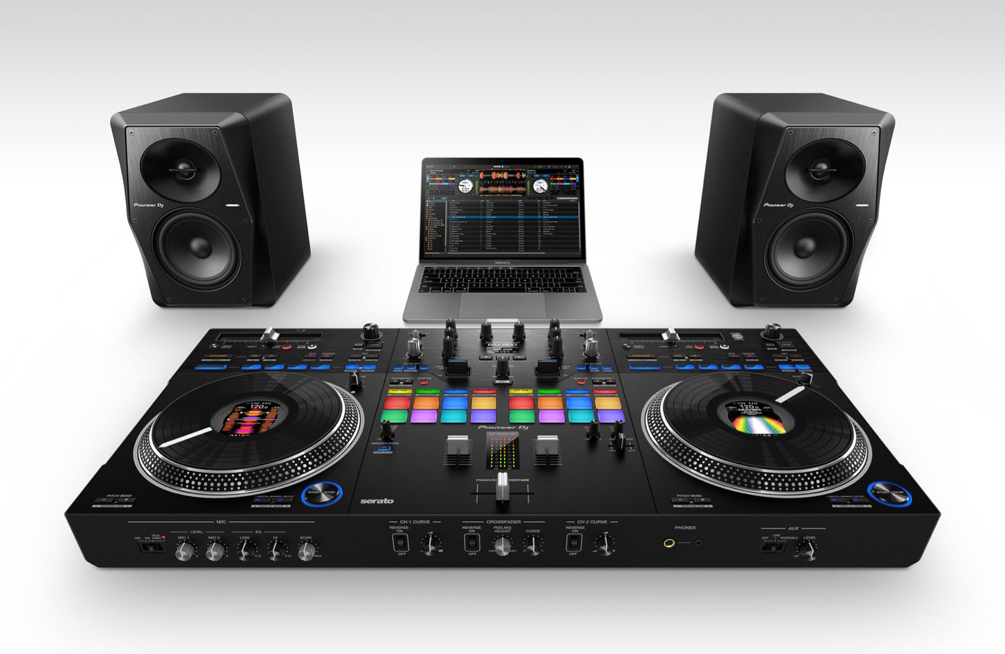 Pioneer DDJ-REV7 Scratch Style 2 Channel Professional DJ Controller in Black