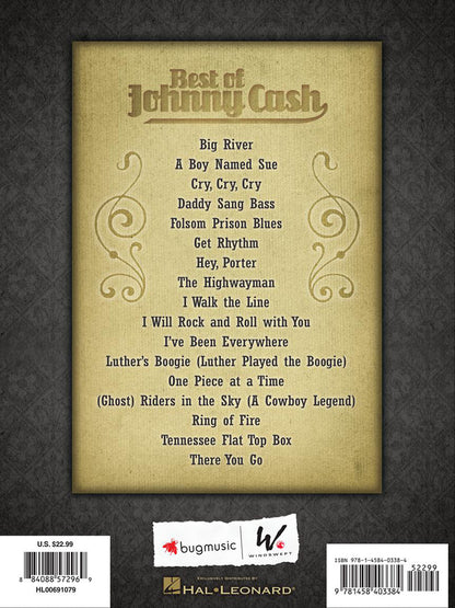 Best Of Johnny Cash Guitar Tab Recorded Versions