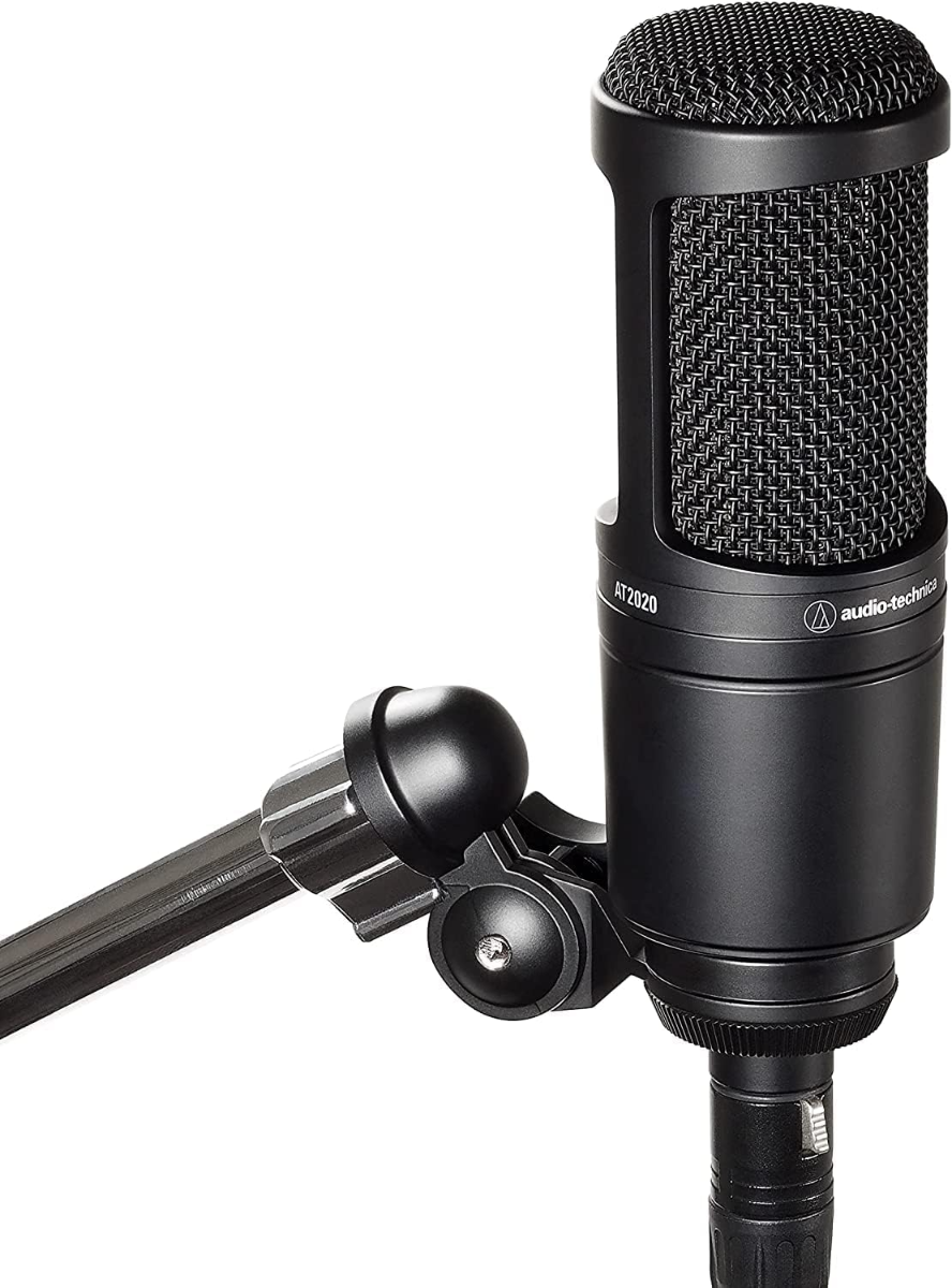 Audio Technica AT2020 Cardioid Condenser Studio XLR Microphone in Black
