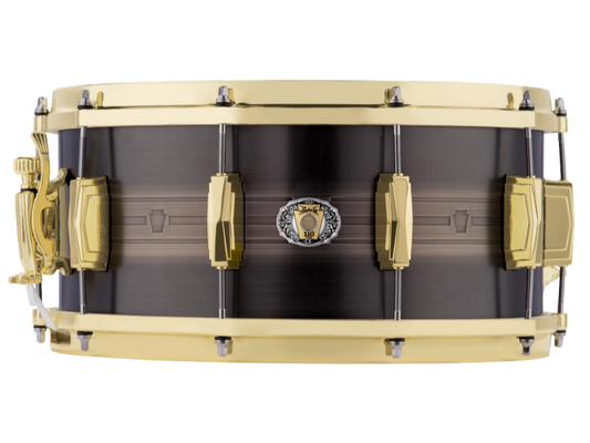 Ludwig Heirloom Series 110th Anniversary 14" x 7" Black Brass Shell Snare Drum