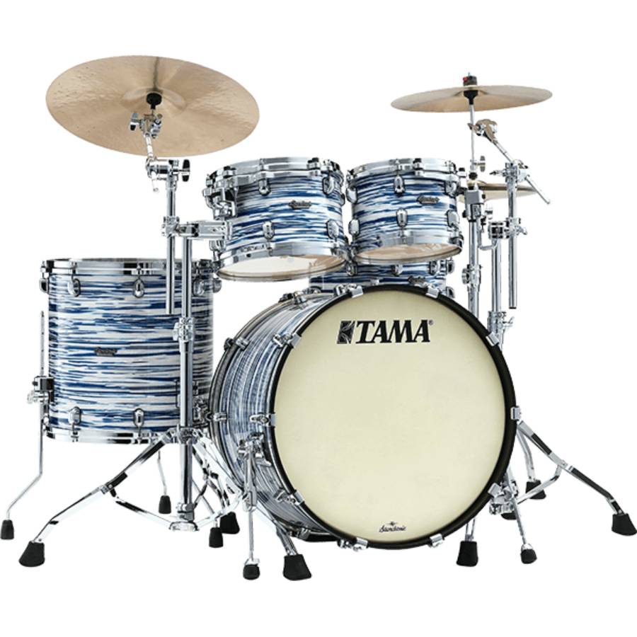 TAMA MR32CZS Starclassic 3-Piece Shell Pack in Blue and White Oyster