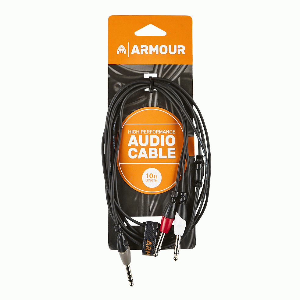 Armour RCA22 10FT High Performance 2xRCA To 2xRCA Audio Cable