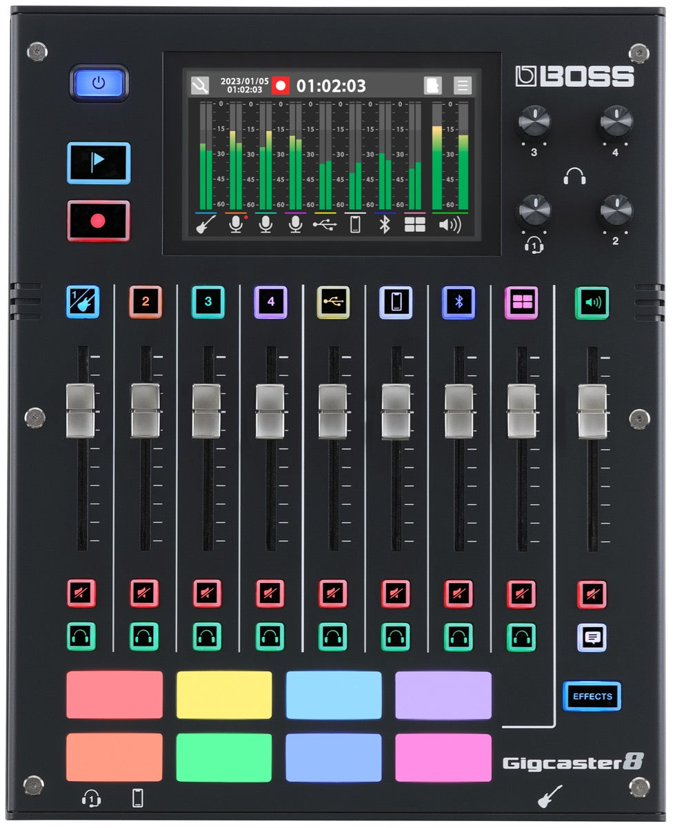 BOSS Gigcaster 8 Audio Streaming Mixer