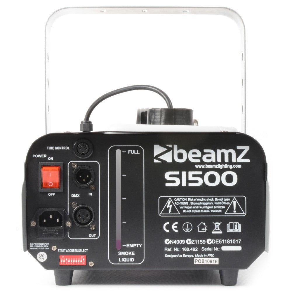 BeamZ S1500 DMX Smoke Machine 1500W with Timer Remote - image 3