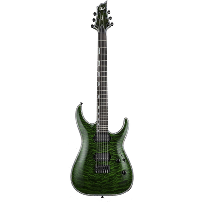 ESP LTD H 1001QM Electric Guitar in See Thru Green
