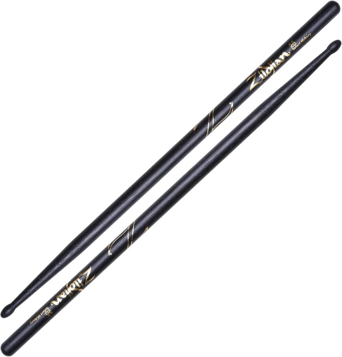 Zildjian 5A Black Hickory Drumsticks