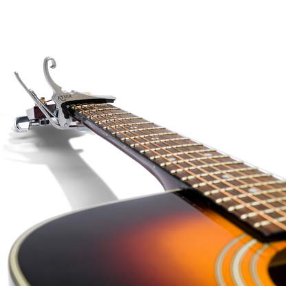 Kyser Quick Change Acoustic Guitar Capo in Silver