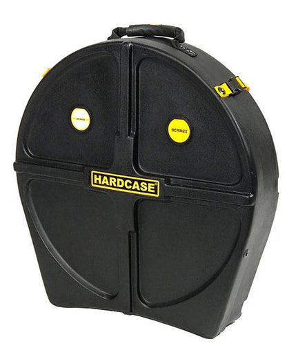 Hardcase 24" Black Cymbal Case 12 Cymbals with Wheels