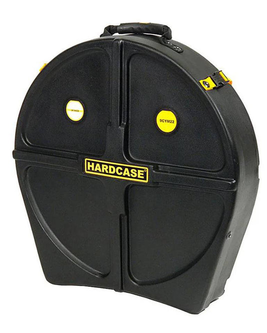 Hardcase 24" Black Cymbal Case 12 Cymbals with Wheels