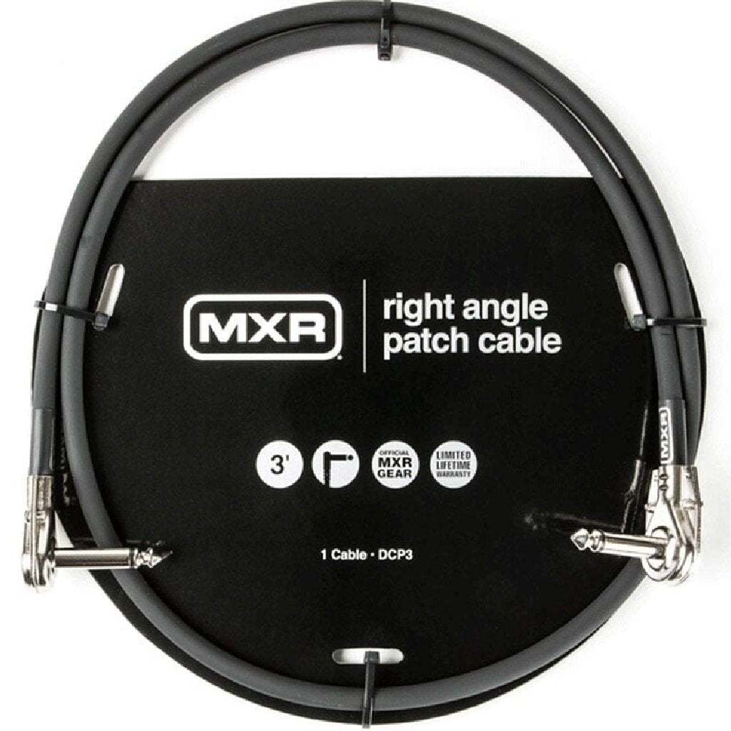 Jim Dunlop MXR  Guitar Effects Pedal Patch Cable 3 foot in Black